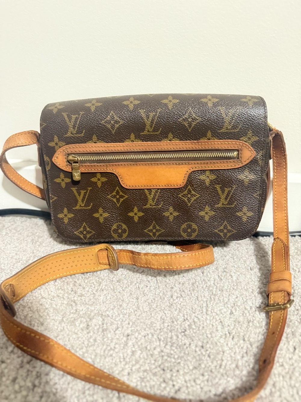 Louis Vuitton Brown Monogram Crossbody Bag St Germaine